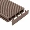 WPC End Cap 2 x 12cm Mocha for Fence Board