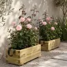Wooden Planter 33(h) x 40 x 90cm