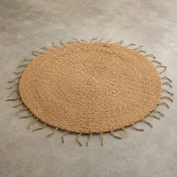 Round Coconut Fiber Parasol Canopy Ø200 cm for Ø180 cm Frame