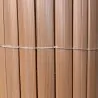 PVC Reed Fence 19mm Double-Sided Reinforced – Brown PVC FENCE 19mm REINFORCED DOUBLE FACE 150(h) x 300cm | CHOCOLATE
