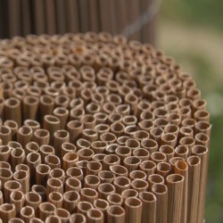Premium Synthetic Reed Screening 200 cm (H) × 300 cm – light brown