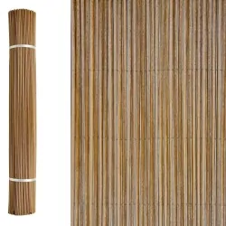 Premium Synthetic Reed Screening 200 cm (H) × 300 cm – light brown