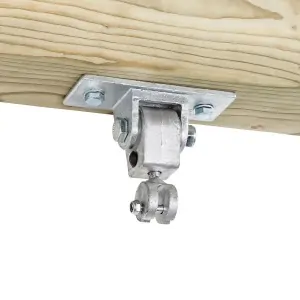 Premium Heavy-Duty Galvanised Swing Hook with Mounting Plate