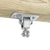 Premium Heavy-Duty Galvanised Swing Hook with Mounting Plate