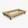 Wooden Planter Base with Wheels 30 × 60 cm