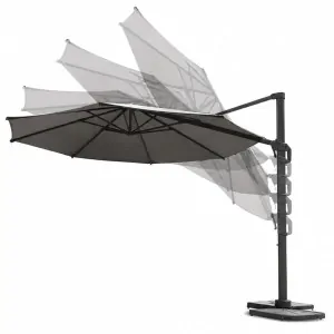 Ομπρέλα Κήπου Ελεύθερου Βραχίονα Nesling Coolfit® Off-White