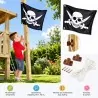 Children’s Pirate Flag with Hoisting System