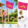 Children’s Princess Flag with Installation Set