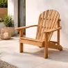 Wooden Adirondack Garden Chair 88 × 72 × 92 cm