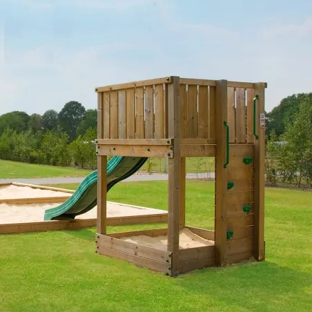 Commercial Wooden Playground Tower – Project 1