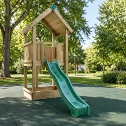 Professional Wooden Playground Tower – Project 2