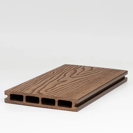 3D WPC Decking Board 2,5 x 15 x 360cm - Brown