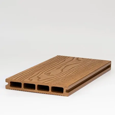 3D WPC Decking Board 2,5 x 15 x 360cm - Light Brown