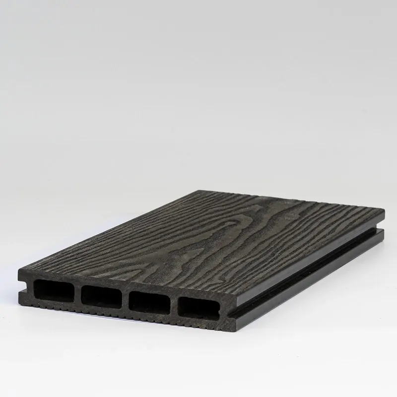 WPC Δάπεδο Διπλής Όψης 2,5 x 15 x 360εκ.- Γκρι Σκούρο
