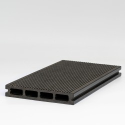 3D WPC Decking Board 2,5 x 15 x 360cm - Dark Grey