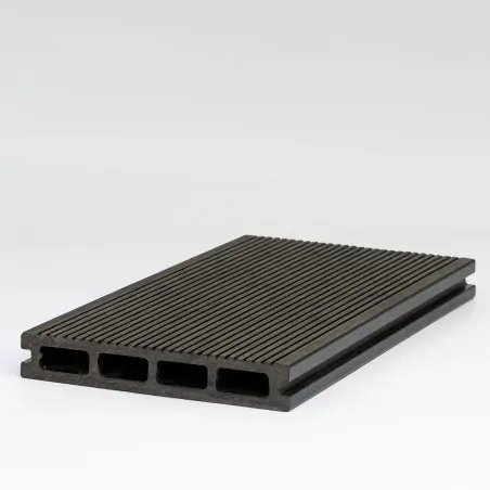 WPC Δάπεδο Διπλής Όψης 2,5 x 15 x 360εκ.- Γκρι Σκούρο
