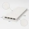 WPC Δάπεδο Διπλής Όψης 2,5 x 15 x 360εκ. - Λευκό