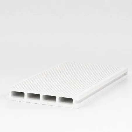 3D WPC Decking Board 2,5 x 15 x 360cm - White