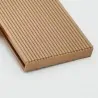 WPC striped ending caps 2,4 x 14,6cm - light brown