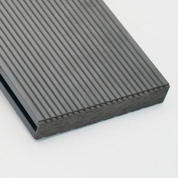Τάπα WPC Deck Γραμμωτή 2,4 x 14,6εκ. - Γκρι Σκούρο