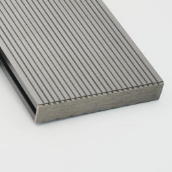 Τάπα WPC deck γραμμωτή  2,4 x 14,6εκ. - γκρι ανοιχτό