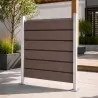 WPC Fence Board 2.4 × 12.5 × 600 cm – Brown
