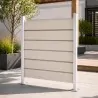 WPC Fence Board 2.4 × 12.5 × 600 cm – White / Beige