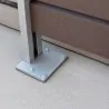 therrawood aluminum start post plate