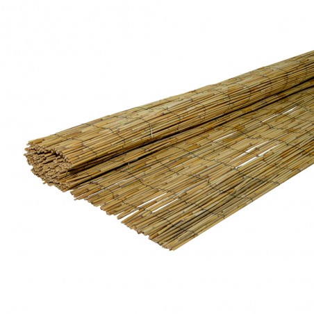 Peeled reed natural fencing