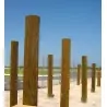 Ξύλινος πάσσαλος Ø18εκ. Ø18 x 400εκ.