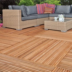 Bangkirai decking tile