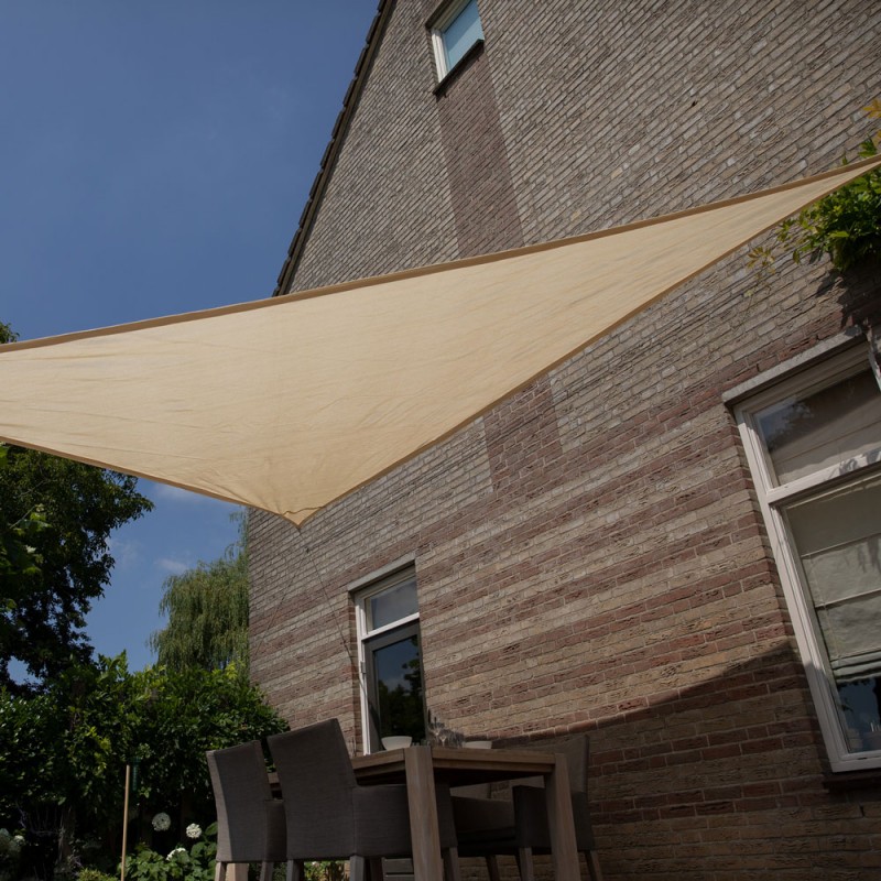 Shade sail triangle 285gsm 90° 5x 5x7,1m