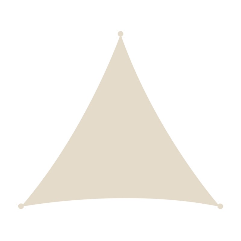 Shade sail triangle 230gsm 5x5x5m