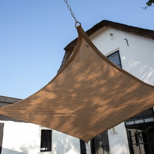 Cool fit shade sail square 285gsm 5x5m