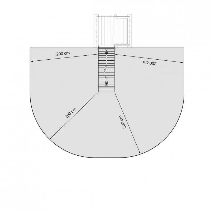 Ξύλινη ράμπα αναρρίχησης