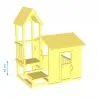 Playgound tower Lookout Playground tower Lookout | slide 60cm