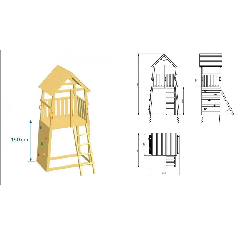 Ξύλινος πύργος Belvedere