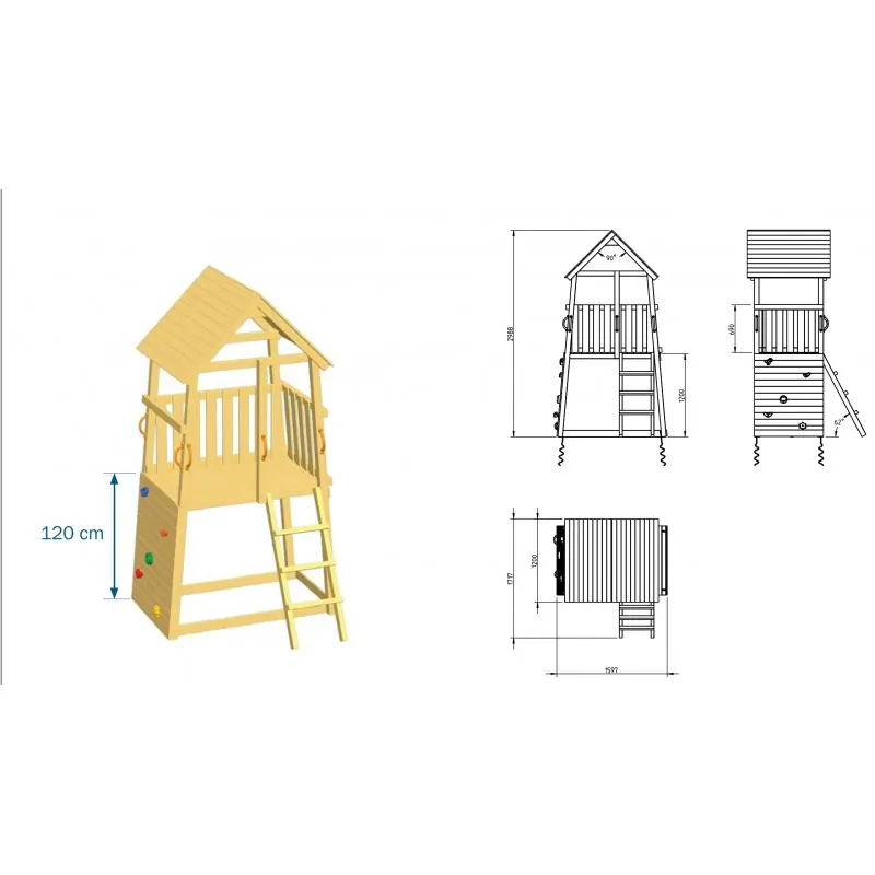 Ξύλινος πύργος Belvedere