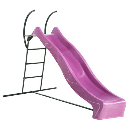 Freestanding ladder with slide