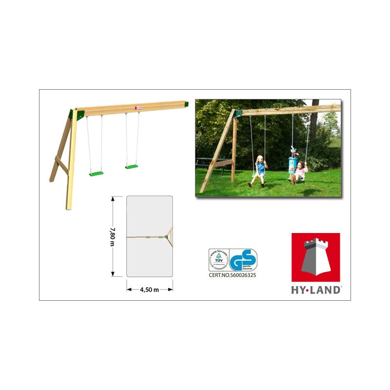 Commercial wooden playground - Project P SET