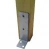 Heavy duty angle bracket 6,5 x 20,5cm Heavy Duty Galvanized Angle 20,5 x 6,5cm
