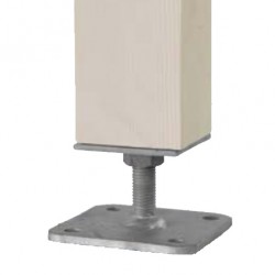 Adjustable post base