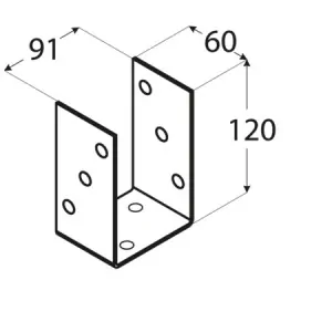 Βάση ξύλου U