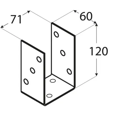 Βάση ξύλου U No 7