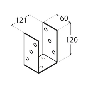 Βάση ξύλου U