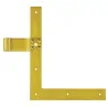 Corner Hinges left  right set 2pcs 250 x 200 x Ø13mm