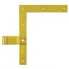 Corner Hinges left  right set 2pcs 250 x 200 x Ø13mm