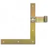 Corner Hinges left  right set 2pcs 250 x 200 x Ø13mm