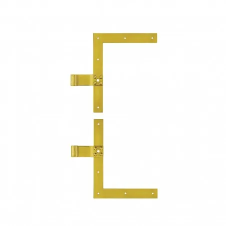 Corner Hinges left  right set 2pcs 250 x 200 x Ø13mm