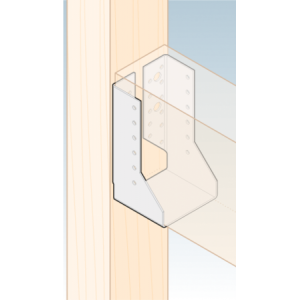 Folded joist hanger